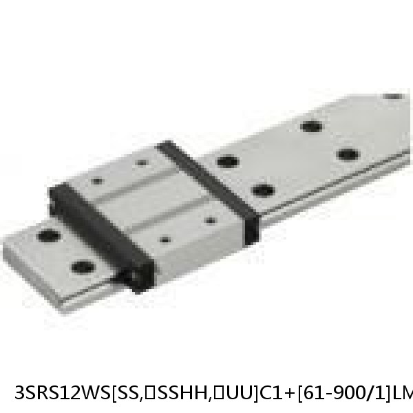 3SRS12WS[SS,​SSHH,​UU]C1+[61-900/1]LM THK Miniature Linear Guide Caged Ball SRS Series