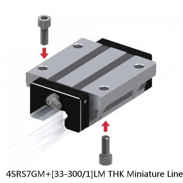 4SRS7GM+[33-300/1]LM THK Miniature Linear Guide Full Ball SRS-G Accuracy and Preload Selectable