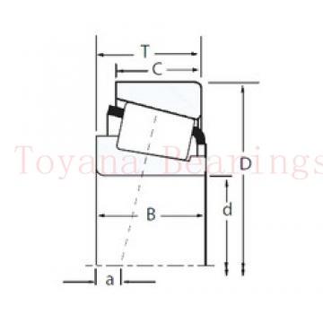 Toyana LM742747/10 tapered roller bearings