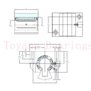 Toyana 230/800 KCW33+AH30/800 spherical roller bearings