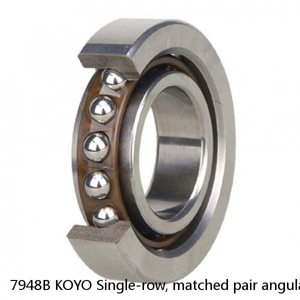 7948B KOYO Single-row, matched pair angular contact ball bearings #1 small image