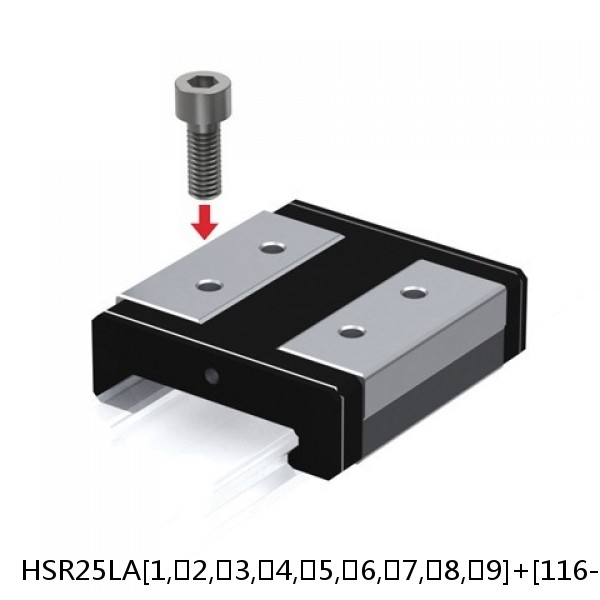 HSR25LA[1,​2,​3,​4,​5,​6,​7,​8,​9]+[116-3000/1]L THK Standard Linear Guide Accuracy and Preload Selectable HSR Series