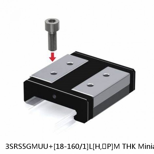 3SRS5GMUU+[18-160/1]L[H,​P]M THK Miniature Linear Guide Full Ball SRS-G Accuracy and Preload Selectable #1 small image
