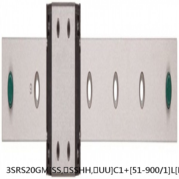 3SRS20GM[SS,​SSHH,​UU]C1+[51-900/1]L[H,​P]M THK Miniature Linear Guide Full Ball SRS-G Accuracy and Preload Selectable