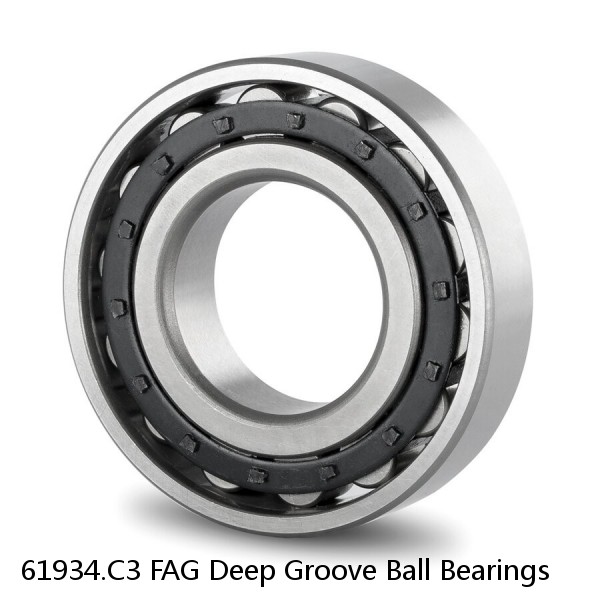 61934.C3 FAG Deep Groove Ball Bearings #1 image