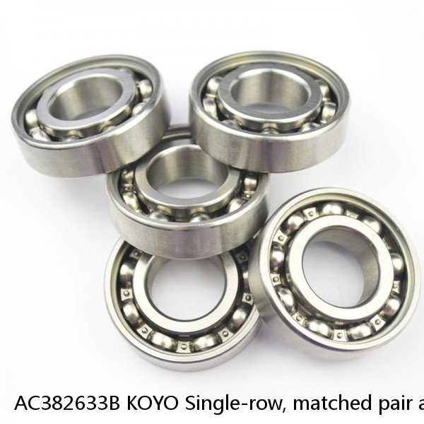 AC382633B KOYO Single-row, matched pair angular contact ball bearings #1 image