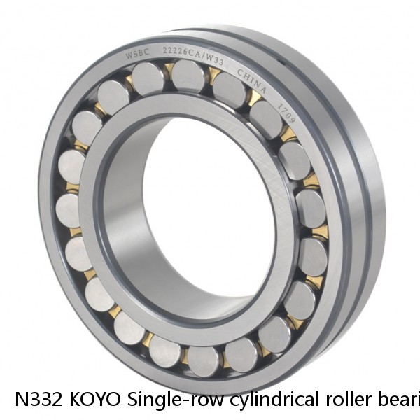N332 KOYO Single-row cylindrical roller bearings #1 image
