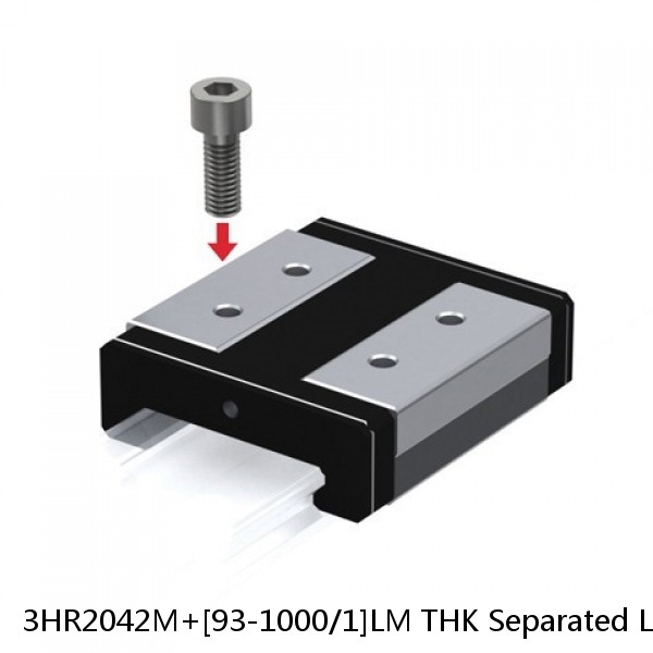 3HR2042M+[93-1000/1]LM THK Separated Linear Guide Side Rails Set Model HR #1 image