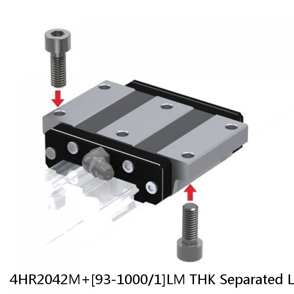 4HR2042M+[93-1000/1]LM THK Separated Linear Guide Side Rails Set Model HR #1 image