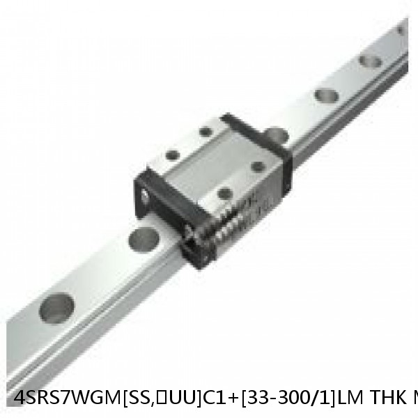 4SRS7WGM[SS,​UU]C1+[33-300/1]LM THK Miniature Linear Guide Full Ball SRS-G Accuracy and Preload Selectable #1 image