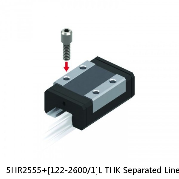 5HR2555+[122-2600/1]L THK Separated Linear Guide Side Rails Set Model HR #1 image