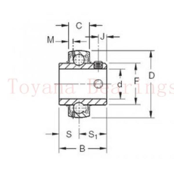 Toyana 3205 angular contact ball bearings #2 image