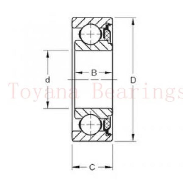 Toyana 63206 ZZ deep groove ball bearings #1 image
