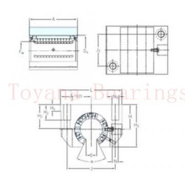Toyana 22219 CW33 spherical roller bearings #2 image